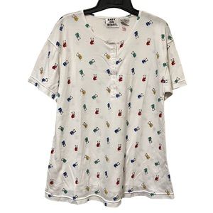 Vintage 90's Baby On Board Multi Color Teddy Bear Maternity Tee